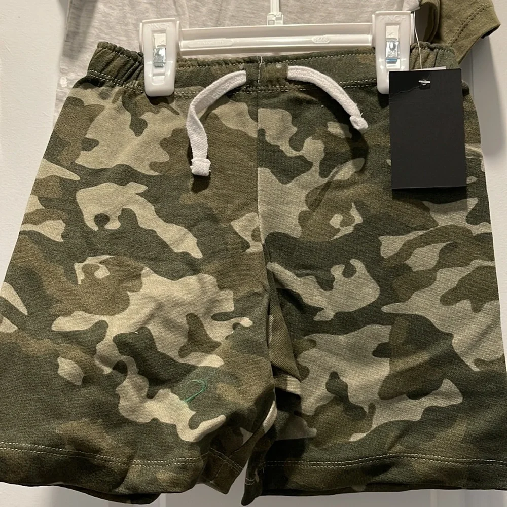 DKNY Toddler Boy’s T-Shirt & Jogger Short Set